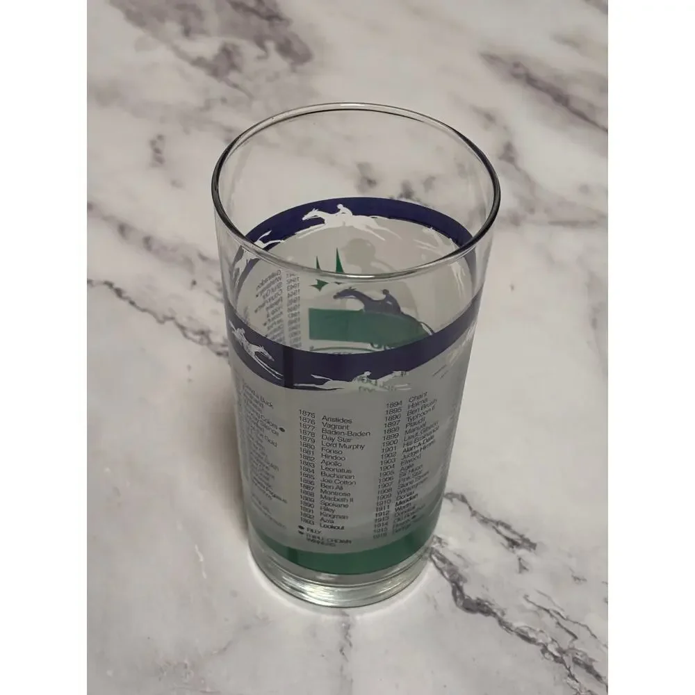 2002 Kentucky Derby Official 128 Churchill Downs Vintage Julep Glass Louisville